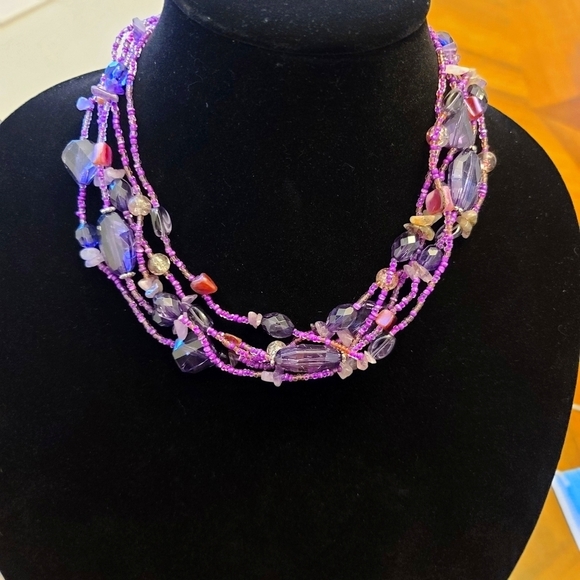 Purple Necklace - Picture 1 of 4